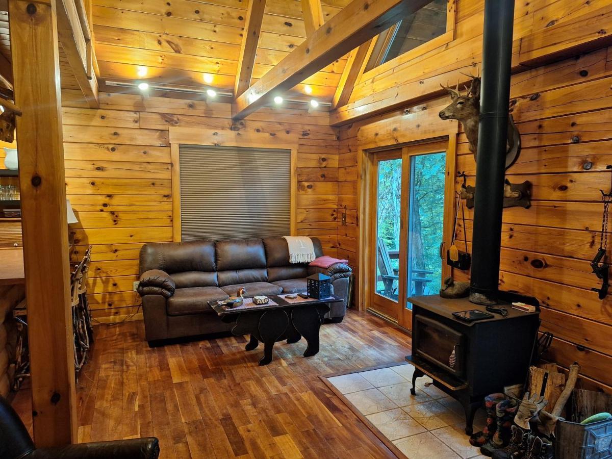Neshannock Creekside Log Cabin Volant Exterior foto