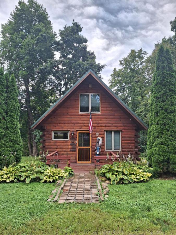 Neshannock Creekside Log Cabin Volant Exterior foto