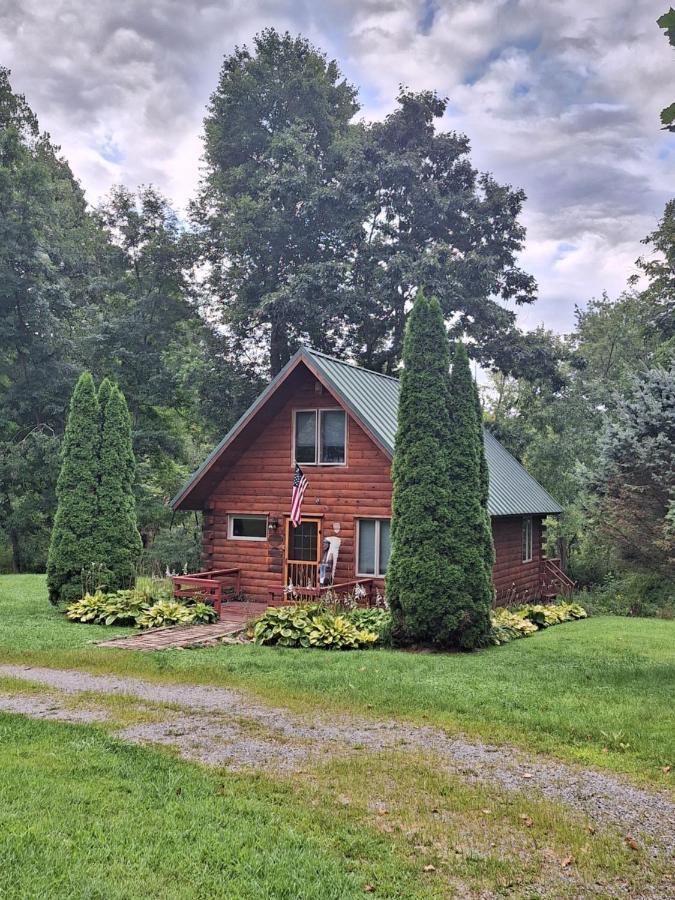 Neshannock Creekside Log Cabin Volant Exterior foto