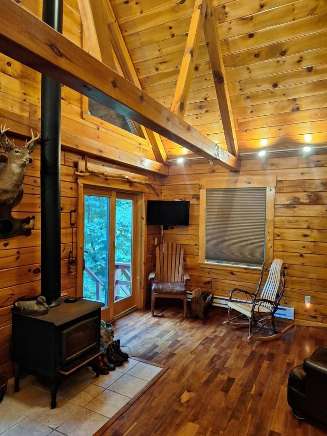Neshannock Creekside Log Cabin Volant Exterior foto